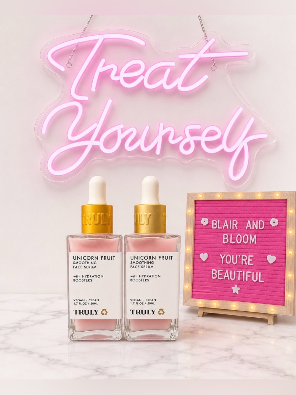 Truly Beauty Unicorn Fruit Smoothing Face Serum Bundle